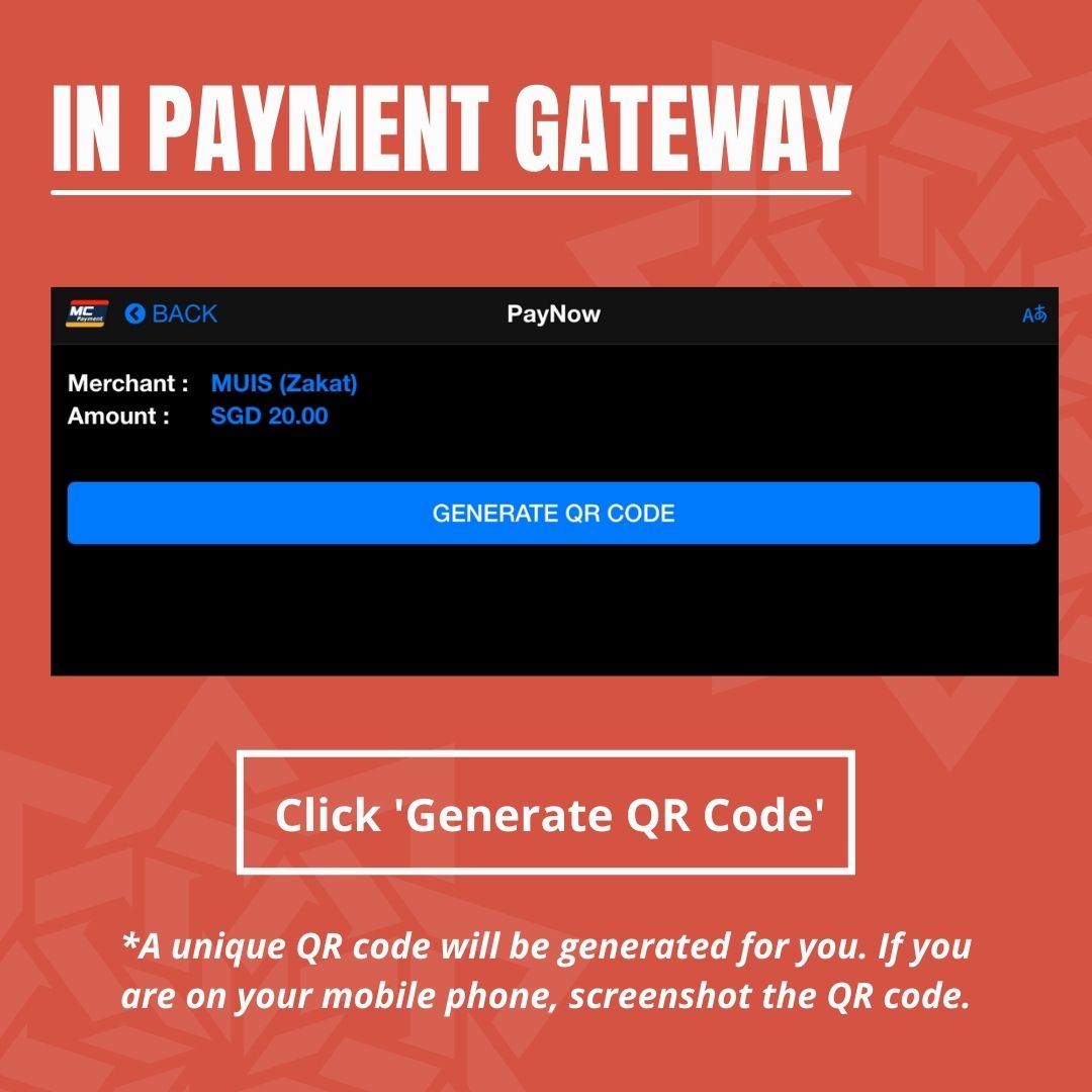 Zakat PayNow Step 3