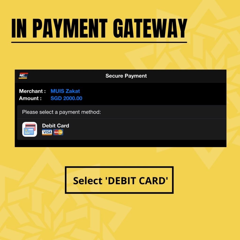 zakat muis payment guide debit 2